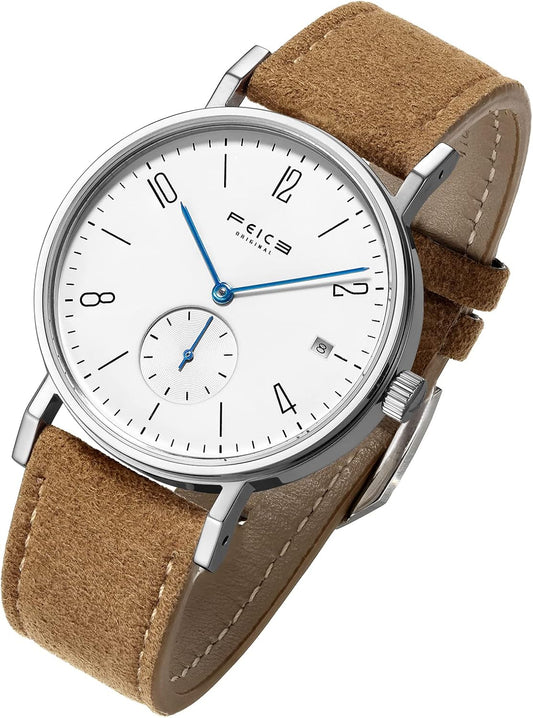FEICE Herenhorloges Bauhaus Design Automatisch Horloge Waterdicht Saffierkristal Analoge Mechanische Horloges voor Mannen Vrouwen Unisex -FM201