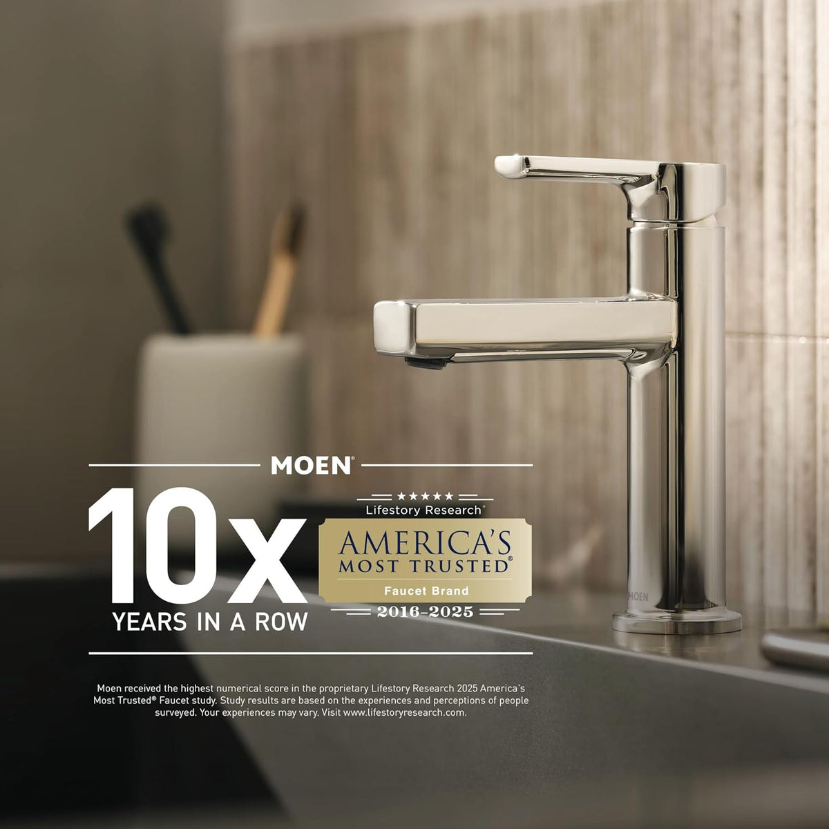 Moen S3947BL Modern Deck Mounted Kitchen Soap Dispenser with Above the Sink Refillable Bottle, Matte Black