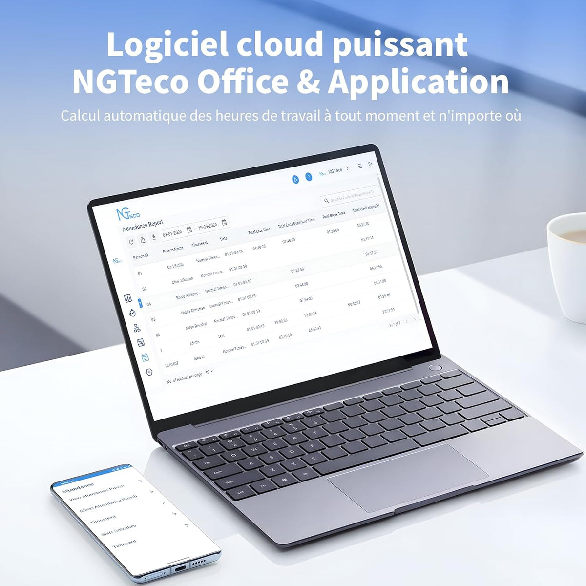 NGTeco WiFi Pointer Cloud Time TC1