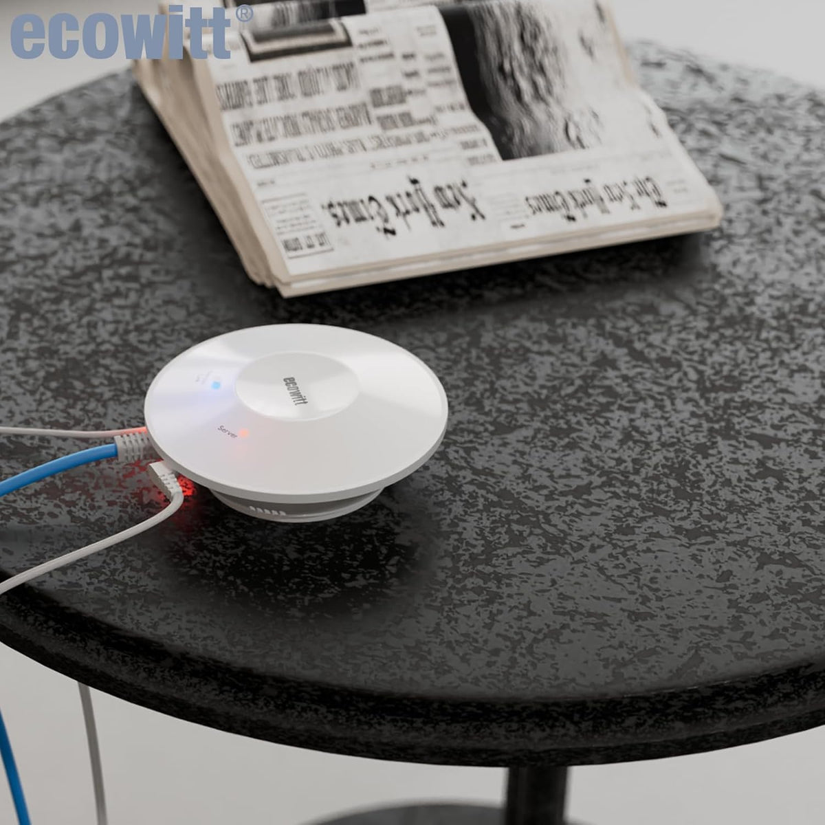 ECOWITT Weerstations Array, 7-in-1 draadloos weerstation met buitensensor WS69, met 3-in-1 wifi/bekabelde hub-gateway GW2000, nauwkeurige weersvoorspellingsgegevens voor huis tuin 868 MHz