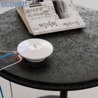 ECOWITT Weerstations Array, 7-in-1 draadloos weerstation met buitensensor WS69, met 3-in-1 wifi/bekabelde hub-gateway GW2000, nauwkeurige weersvoorspellingsgegevens voor huis tuin 868 MHz