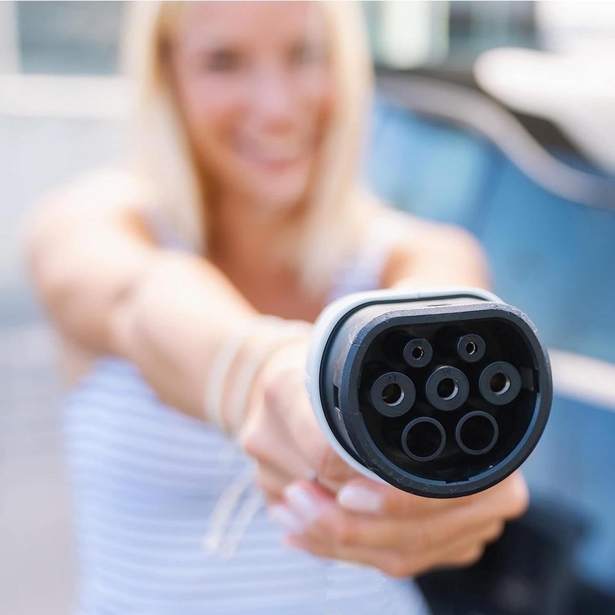 Wallbox wandlader CHARGISSIMO 3,6 kW voor EV, elektrische auto en hybride, oplaadbaar, 5 m, type 2, compatibel met model 3/S/X/Y, Zoe, e-208, 500e, ID.3, ID.4, i3, EV6, MG4, Spring