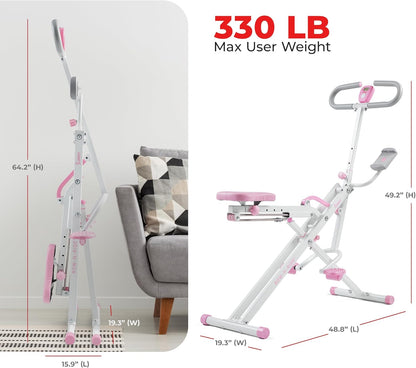 Multifunctionele Thuisfitnessmachine – Squattrainer – Krachttrainer – Fitnessapparaat – Workoutmachine – Verstelbare Weerstand – Inklapbaar Ontwerp