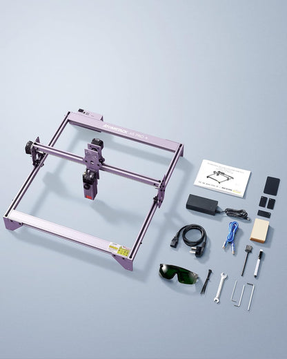ATOMSTACK A5 PRO Laser Graveermachine, 40W CNC Laser Cutter, 5W uitgangsvermogen 0,01mm Graveernauwkeurigheid Lasergraveerder 410 x 400mm Graveerbereik