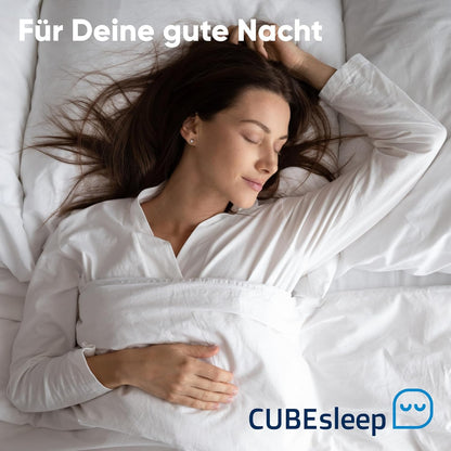 CubeSleep DUOKERN Matras 140 x 200, koudschuimmatras H2/H3, twee hardheidsgraden (140 x 200 cm)