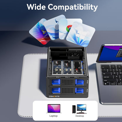M.2 NVMe Enclosure 6 bay