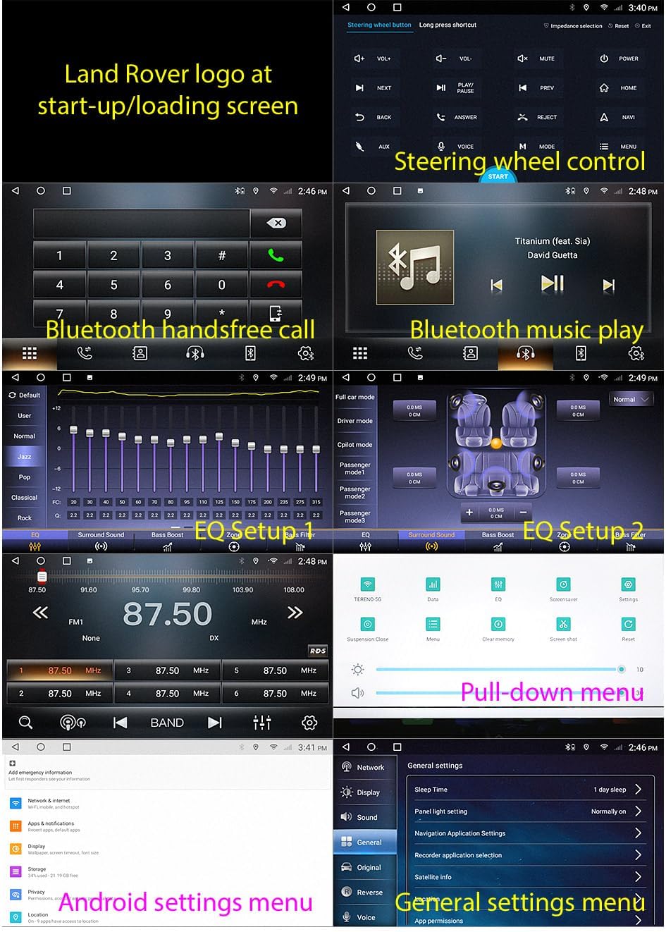 tunez Android 7.1 Nougat Auto Speler Voor Land Rover Freelander 1e Generatie MP3 Stereo Radio Fascia Kit 2004 2005 2006 2007 Jaar