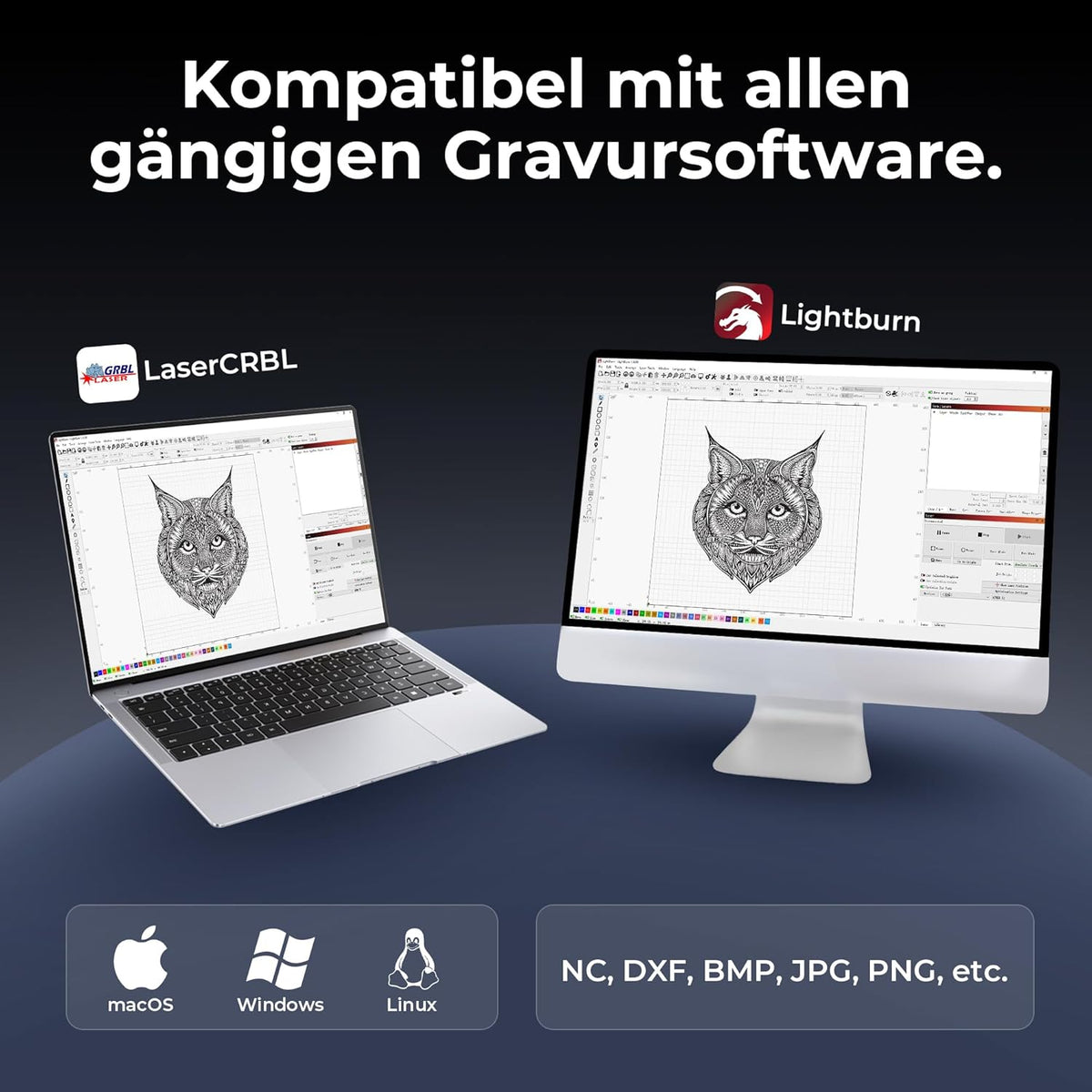ACMER S2 7W lasergraveermachine, 48W uitgangsvermogen, 300x300mm 10.000 mm/min, houtlasergraveerder voor doe-het-zelf batch-personalisatie, onderwijs en lesgeven, modelbouw