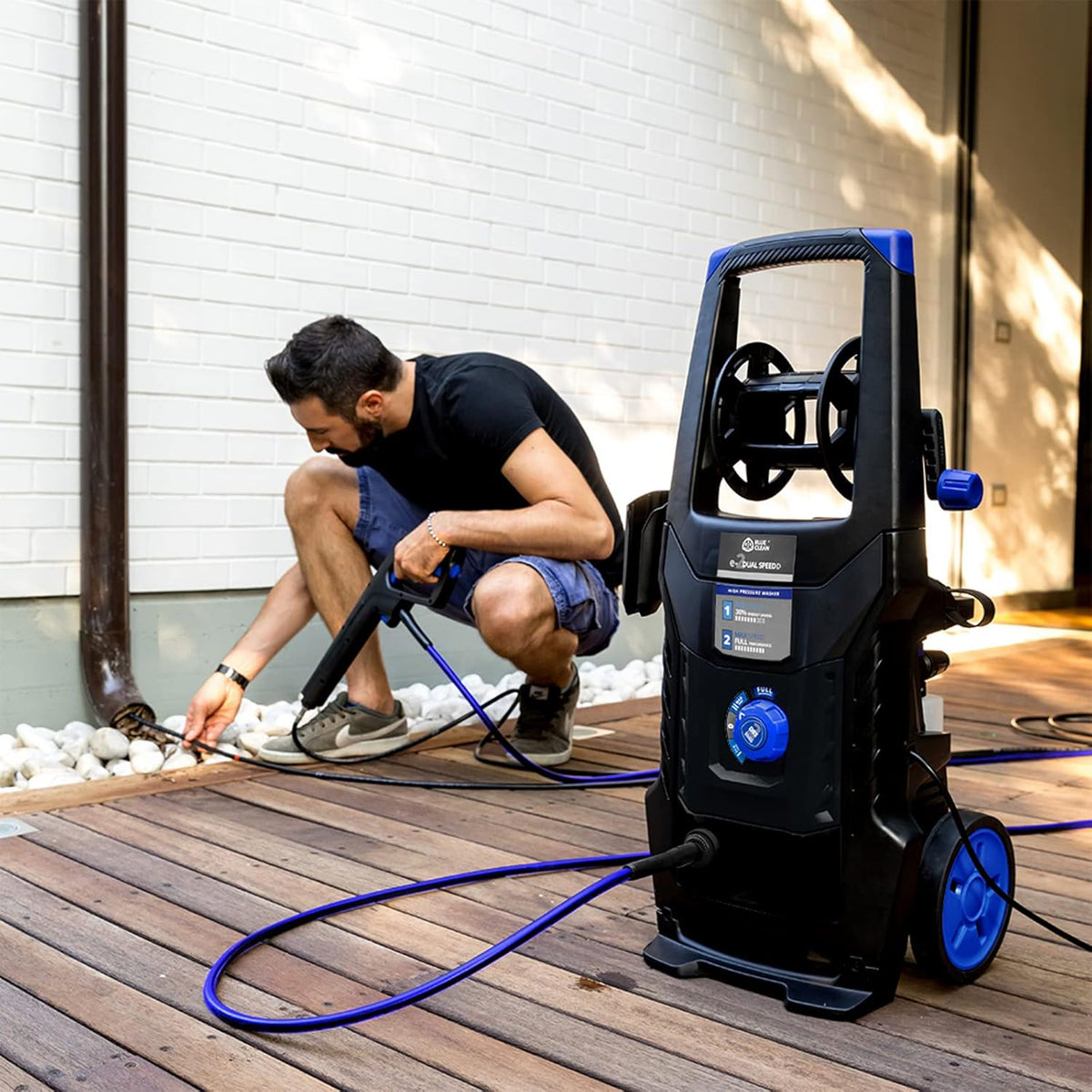 Hogedrukreiniger – Waterdrukreiniger – Spuitinstallatie – Sproei-installatie – Schoonmaakapparaat – Dual Speed System – 2200 Watt Vermogen – 160 Bar Druk