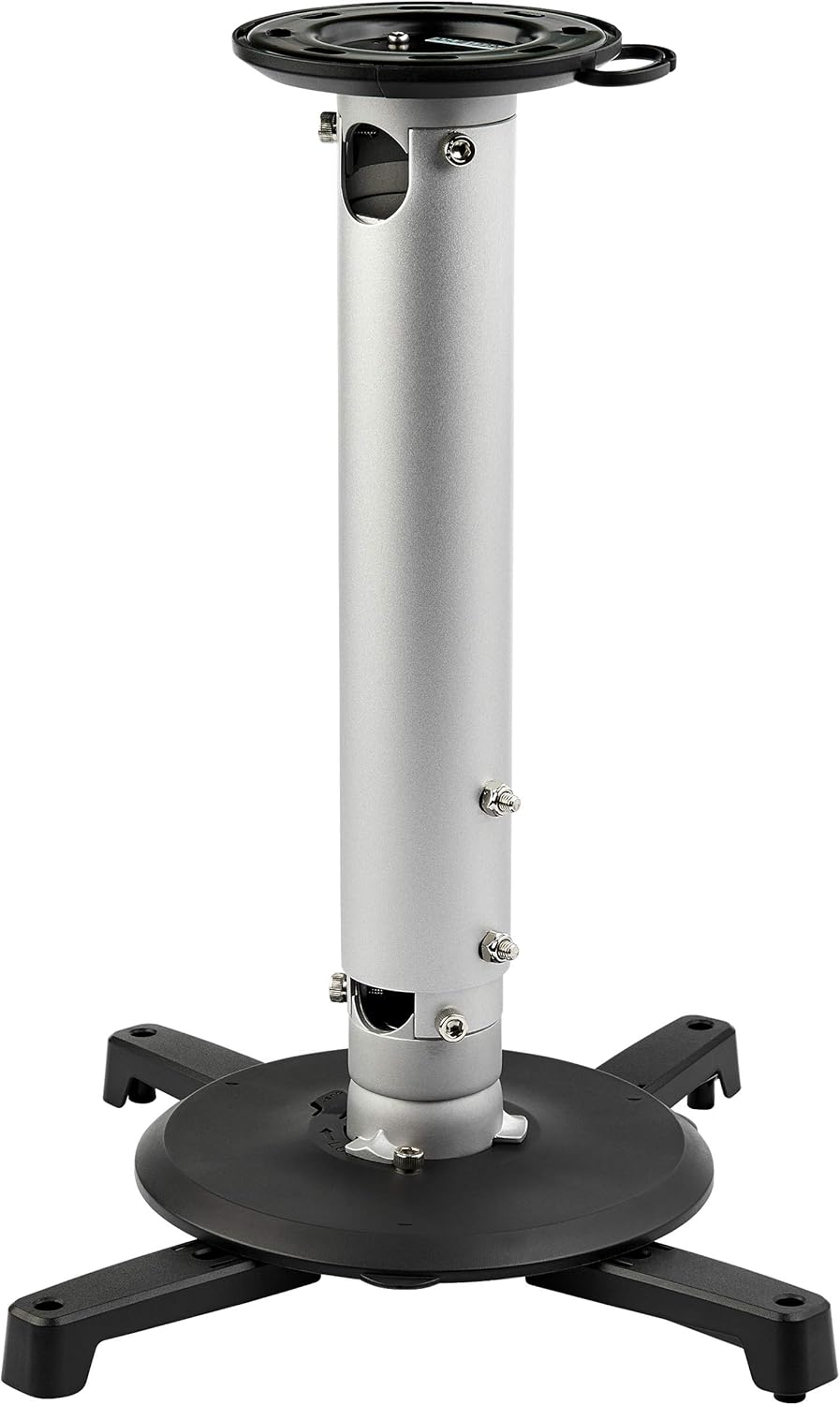Plafondbeugel voor projector – Projectorbeugel – Beamerbeugel – Plafondhouder – Montagebeugel – Universeel montagepatroon 325 mm – Verstelbare arm 127,7 tot 577,7 mm