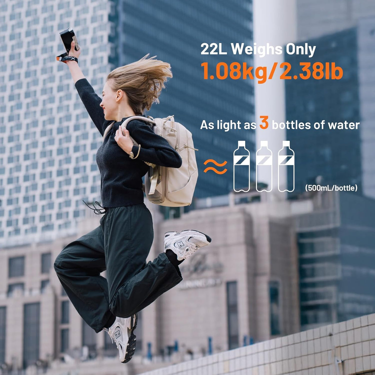 PGYTECH OneGo Lite Camera Rugzak 16L - Lichtgewicht Camera Tas Compatibel met Sony/Canon/Nikon/DSLR/SLR Mirrorless Camera's - Waterbestendige Rugzak voor Stads- en ReisFotografie