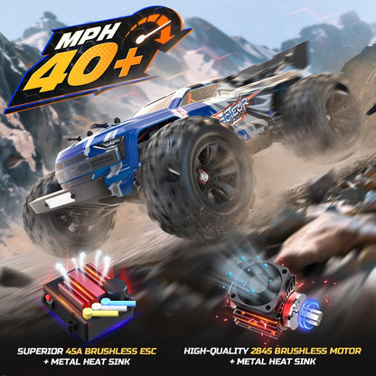 <font dir="auto" style="vertical-align: inherit;"><font dir="auto" style="vertical-align: inherit;">        DEERC H16E Remote Control Car 1:16 Brushless Motor 68km/h, 4WD High-Speed Racing Car with 2 Batteries for 40 Minutes Running Time, 2.4GHz RC Car