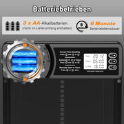 Aluminium automatische kippenklep, batterij, elektrische kippenklep met waterdicht, groot display, timer, handmatig, automatische kippendeur, intelligente klembeveiliging