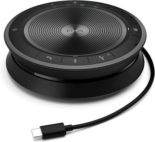 EPOS EXPAND 40T Draadloze Bluetooth® Speakerphone - Draagbare Conferentieluidspreker, Geoptimaliseerd voor UC, Gecertificeerd door Microsoft Teams, Meervoudige Verbinding