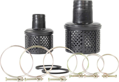 Wiltec benzine vuilwaterpomp 4 kW 48.000 l/h met 4-takt motor, afvoerpom met 28 m opvoerhoogte, waterpomp tuinpomp met 80 mm (3") aansluiting