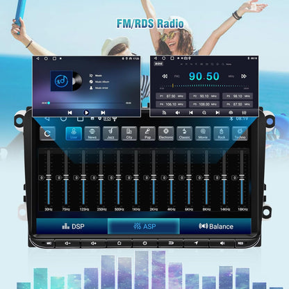 Autoradio – Multimedia Systeem – Autostereo – Infotainment – Radio – Android 13 – 9 Inch Touchscreen – Draadloos CarPlay & Android Auto
