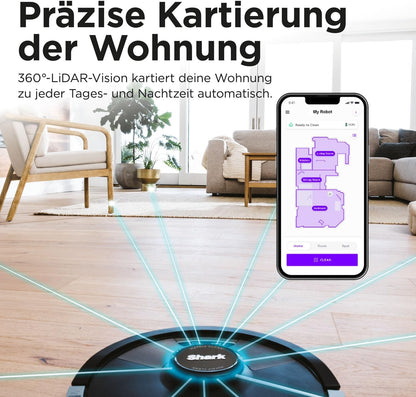 Robotstofzuiger – Robotveger – Dweilrobot – Zelfreinigende Stofzuiger – Automatische Afzuiging – 3D LiDAR Navigatie – Sonisch Dweilsysteem 100x/min