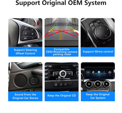 Multimedia Speler – Auto Radio – Navigatiesysteem – Touchscreen Display – Bluetooth Module – 12,3 Inch Ultradun – CarPlay & Android Auto Ondersteuning