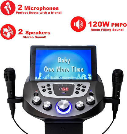 N-Gear NGS828-BT Karaokesysteem met standaard 240 W Dubbel lichtanimatiesysteem