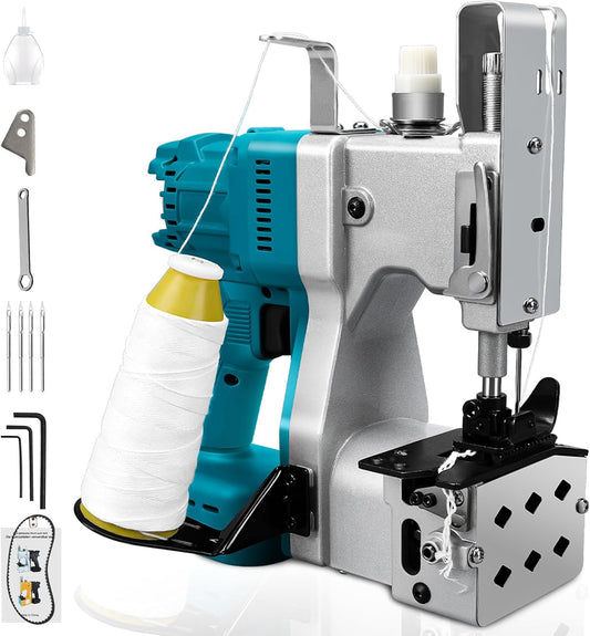 Accu-zaknaaimachine – Zaknaaimachine – Draagbare Naaimachine – Accunaaimachine – Elektrische Handnaaimachine – Borstelloze 800W Motor – Automatische Draadafsnijding
