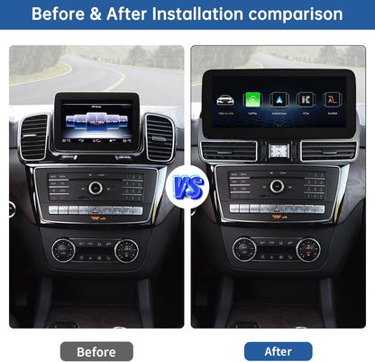 12,3 Inch Carplay Touchscreen – Autoradio – Multimedia Scherm – Infotainment Display – Navigatiesysteem – Draadloze Android Auto – Mirrorlink Ondersteuning – HD Resolutie 1920x720 Pixels