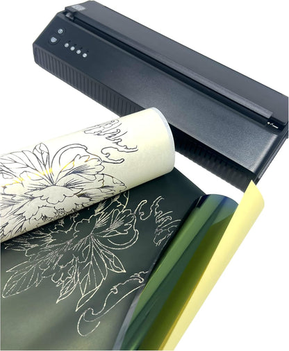 Thermo-printer Tattoo – Draadloze Printer – Tattoo Stencil Printer – Mini Transfer Printer – Tattoo Transfer Machine – Draadloos Met Oplaadbare Batterij – Compact En Lichtgewicht