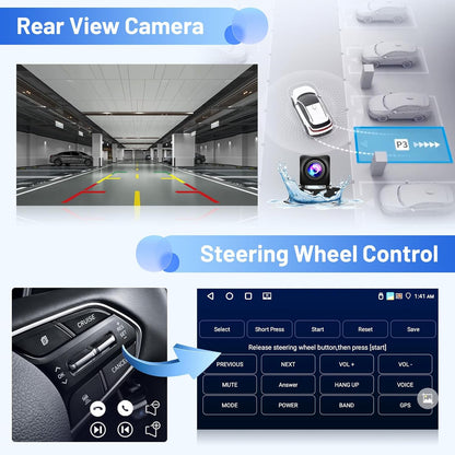 Autoradio – Multimedia Systeem – Navigatie Radio – Auto Stereo – Inbouw Radio – 9 Inch Touchscreen – Wireless CarPlay & Android Auto