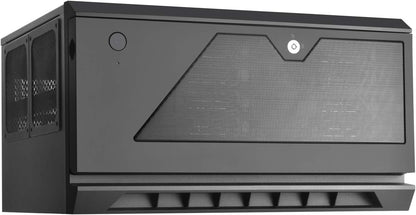 SilverStone Technology SST-CS381 v 1.2 - Case Storage ATX Midi Tower computerbehuizing, binnenkant zwart, ondersteunt 8X 3.5 of 2.5" hot-swap harde schijflades, frontdeur afsluitbaar, zwart