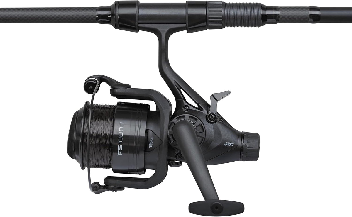 JRC Specimen Combo, Defender Rod & Reel Combo's, Grof en Match Vissen, Meervis, Zoetwatervisser, Karper, Pre Spooled met lijn, Zwart, 10000, 3.66m, 3.4 lbs