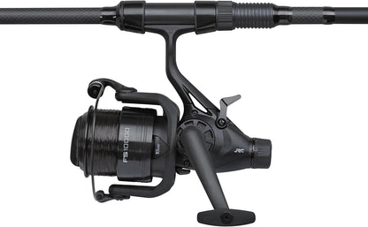 JRC Specimen Combo, Defender Rod & Reel Combo's, Grof en Match Vissen, Meervis, Zoetwatervisser, Karper, Pre Spooled met lijn, Zwart, 10000, 3.66m, 3.4 lbs