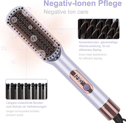 3-In-1 Stylingset – Stijltang – Krultang – Stijlborstel – Haarstyling Set – 25 Mm Stijltang En 32 Mm Krultang – Snelle Opwarming Binnen 30 Seconden En Ionentechnologie