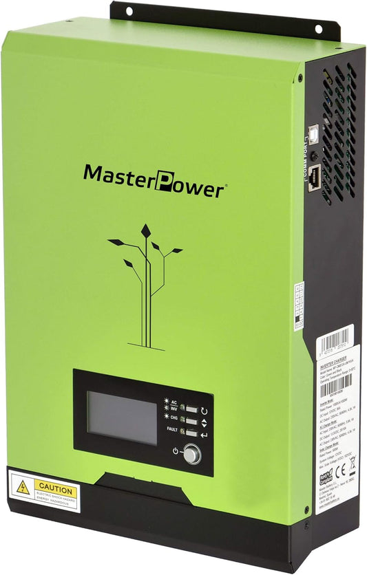 Hybride Omvormer 1000W 12V – Inverter – Acculader – MPPT Regelaar – Zonnepaneel Regelaar – Zuivere Sinus – MPPT 40A