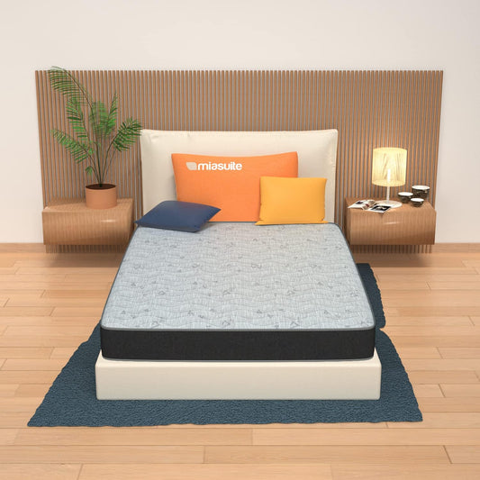 miasuite i sogni italiani Orthopedische matras voor Frans bed, 120 x 200 cm, hoogte 22 cm, met afneembaar medisch apparaat Summit