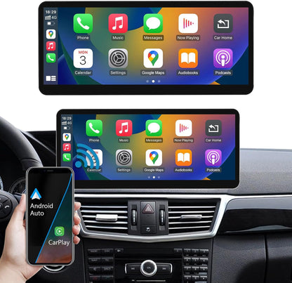 Autoradio 12,3 Inch Touchscreen – Multimedia Systeem – Navigatie Systeem – Inbouwradio – Carplay Android Auto – Draadloze Apple CarPlay – MirrorLink Ondersteuning
