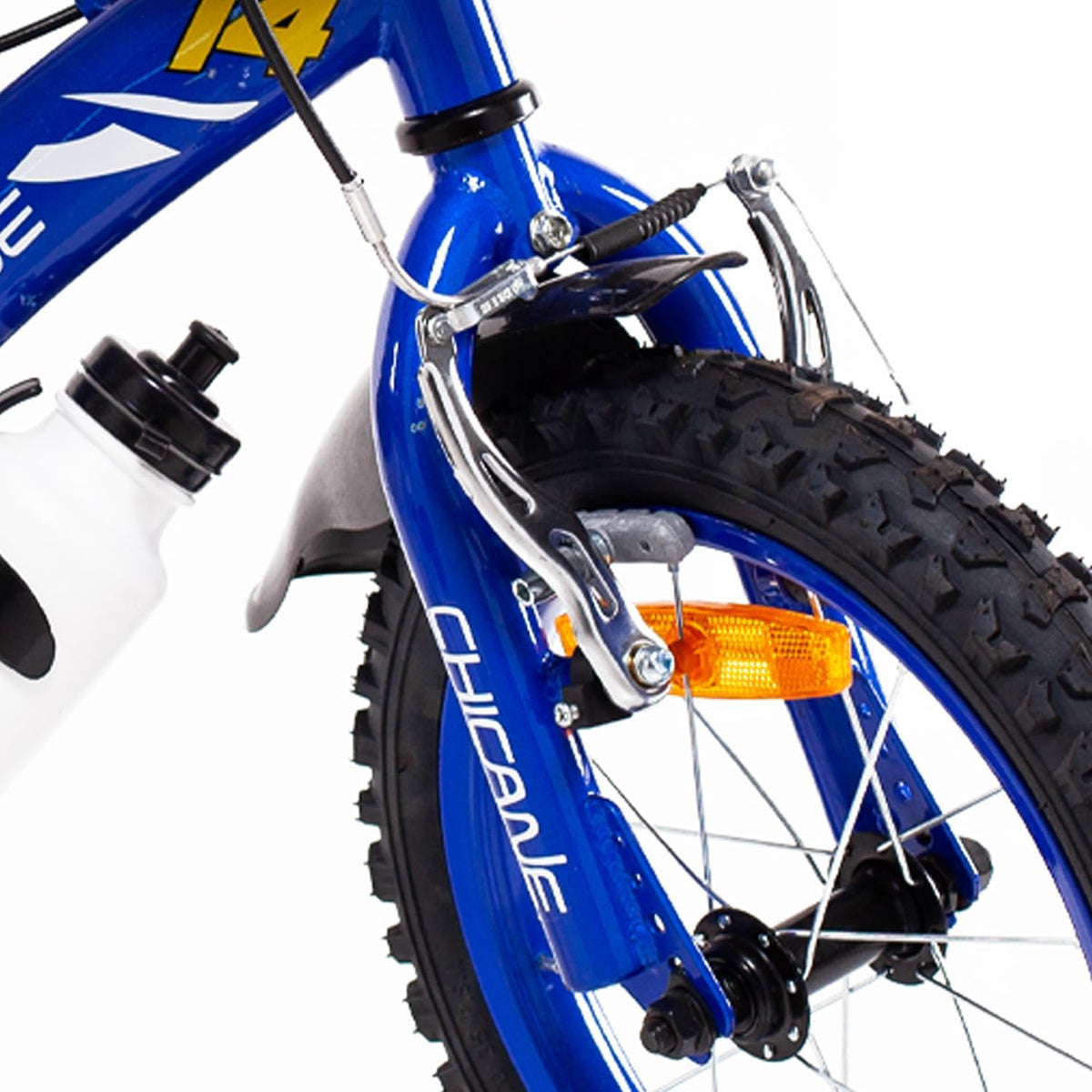 SCH Chicane fiets, kinderfiets, blauw, 14 inch