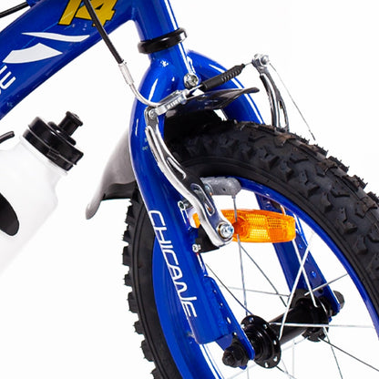 SCH Chicane fiets, kinderfiets, blauw, 14 inch
