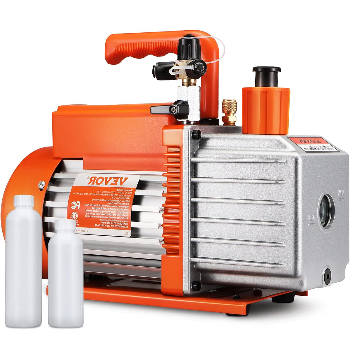 Vacuümpomp – Rotary Pomp – Vacuümzuiger – HVAC Pomp – Koelpomp – 375 W Motor – 2-Traps Diep Vacuüm Tot 25 Micron