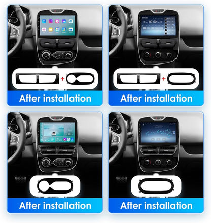 Ossuret Autoradio voor Renault Clio 4 (2012-2019), 9 Inch Android 14Touchscreen 2+32GB GPS Navigatie met Carplay Android Auto WiFi Bluetooth Stuurwielbediening DSP TPMS DAB+ OBD2