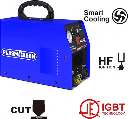 Plasmasnijder 65 Amp contactloze pilootboog, groot digitaal display, max. snijdikte 18 mm, 220 V plasmasnijmachine - PLC65X