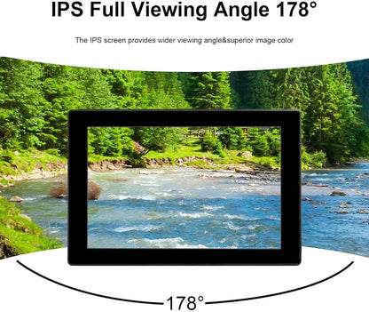 VSDISPLAY 10,1 inch industrieel touchscreen, 1280 x 800, 250 nits, IP65 frontbescherming, 10-punts capacitieve touch, groot temperatuurbereik, metalen structuur