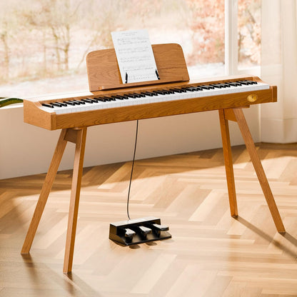 Digitale Piano – E-Piano – Elektrische Piano – 88 Toetsen Piano – Hamerpiano – Met Standaard – 88-Toetsen Hamermechaniek – 20 W Stereo Luidsprekers