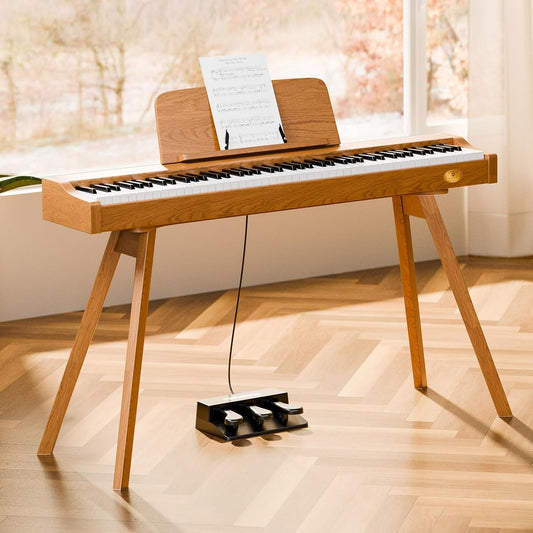 Digitale Piano – E-Piano – Elektrische Piano – 88 Toetsen Piano – Hamerpiano – Met Standaard – 88-Toetsen Hamermechaniek – 20 W Stereo Luidsprekers