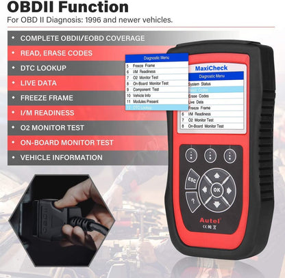 Autel MaxiCheck Pro OBD2 Scanner Voor ABS Rembloeding, Oliereset, SRS, SAS, EPB, BMS, DPF Voor Specifieke voertuigen, NIET Universeel