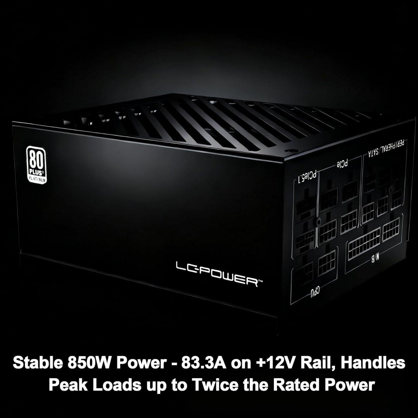LC-POWER ATX 3.1 voeding, 1000 W, PCIe 5.1