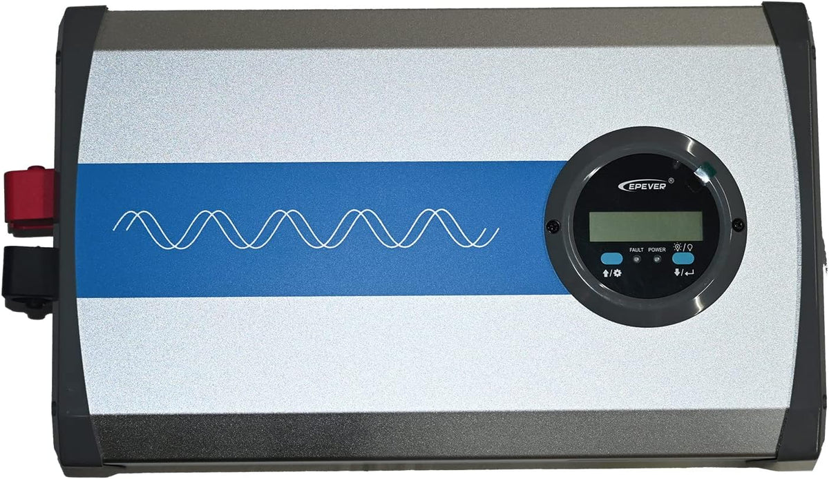 EPEVER IPower-Plus serie IP2000-42 Plus, 2000W 48VDC naar 230VAC zuivere sinusspanning omvormer met LCD display, ideaal voor off-grid huishoudelijke noodverlichting, voertuig gemonteerde systeem enz.