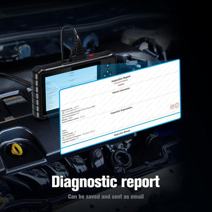 LAUNCH CRP349 OBD2 diagnoseapparaat, autoscanner, alle besturingseenheden + 28 servicefuncties voor meer dan 75 automerken, diagnose van de hoogspanningsbatterij, volledige OBD-diagnosetester met