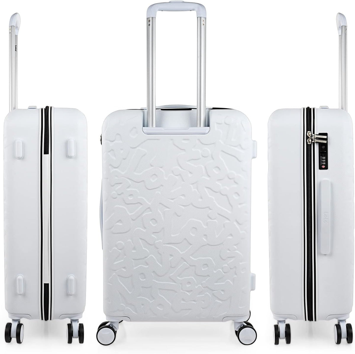 Lois - Valises. Lot de Valise Rigides 4 Roulettes - Valise Grande Taille, Valise soute Avion, Bagages pour Voyages.Ensemble Valise Voyage. Verrouillage à Combinaison 171100