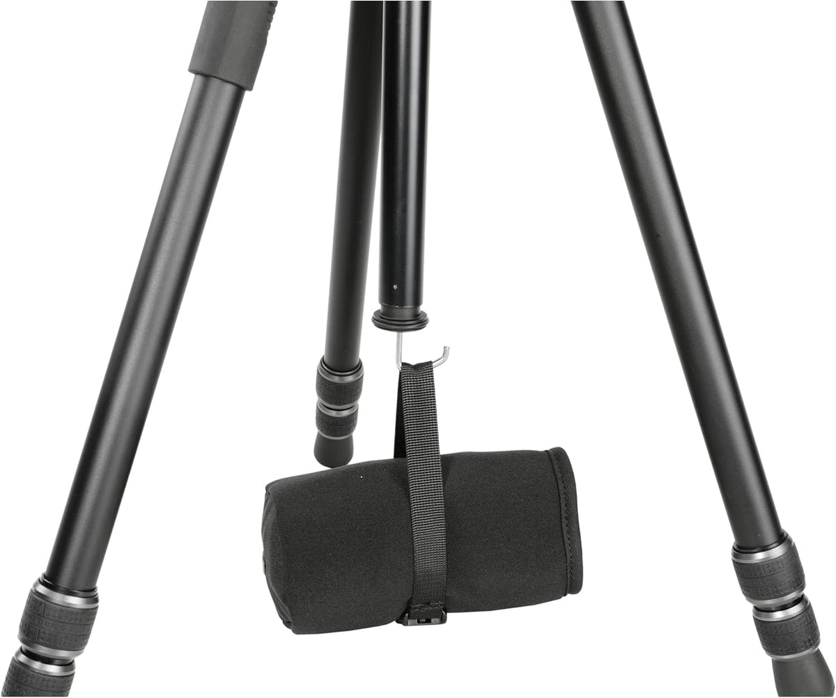 Statief – Camerastatief – Fotostatief – Tripod – Driepoot – 3-Delig Aluminium – 15 Kg Draagvermogen, Dubbele As Kogelkop