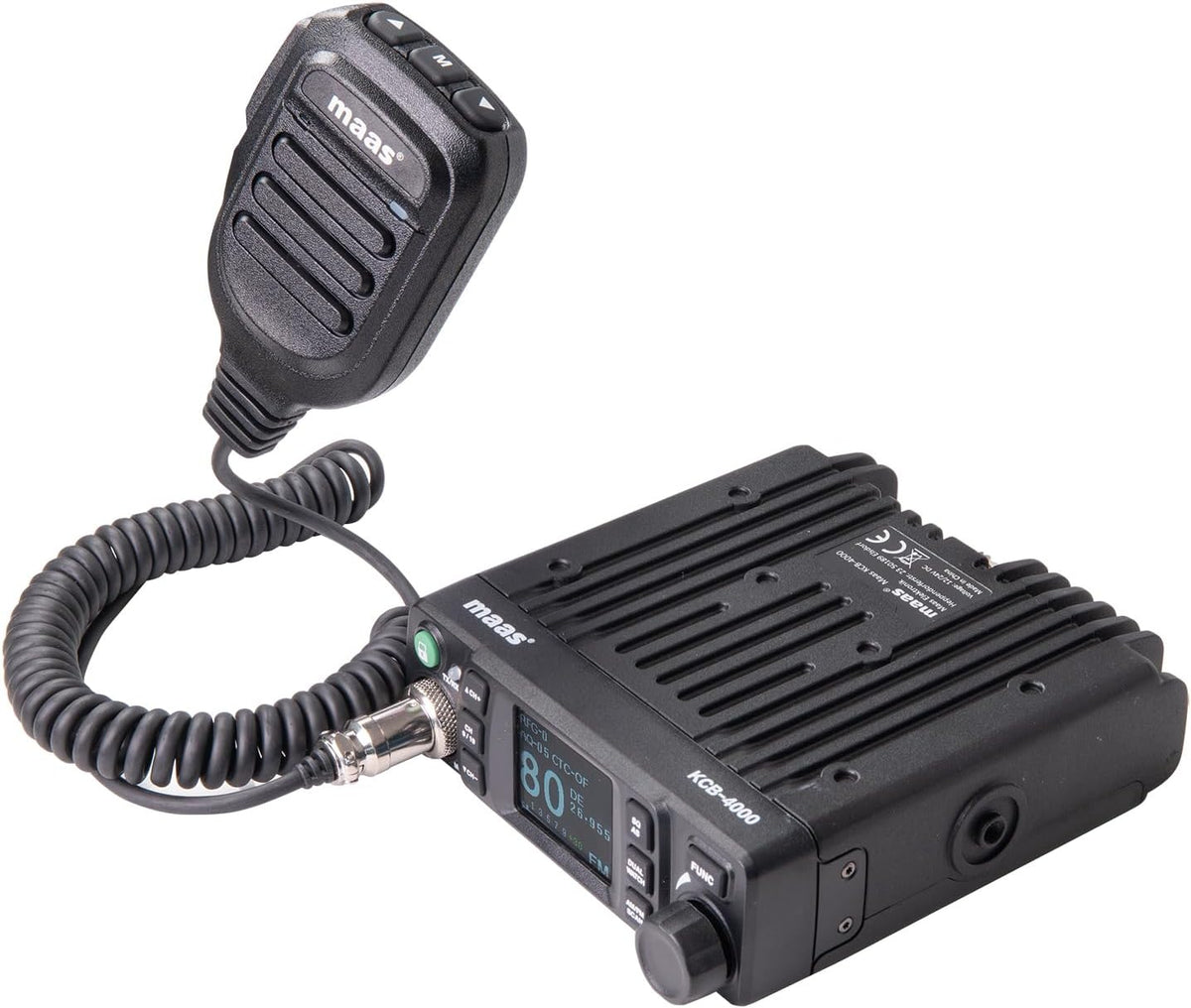 MAAS KCB-4000 CB mobiel apparaat - Multinorm - VOX - CTCSS - DCS - kleurendisplay