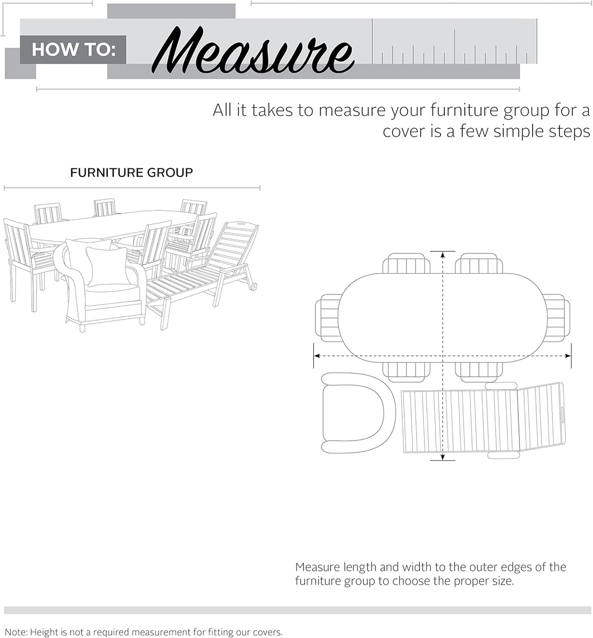 Classic Accessories Veranda 100" x 70" Sectional Sofa/Algemeen Purpose Volledige Bedekking Patio Meubelhoes